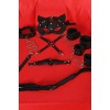 Siyah İçi Tüğlü Maske,kol,bacak,ağız Topu,kırbaç,tasma Set 700939