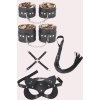 İçi Leopar Tüğlü Deri 5 Li Harness Set 700414