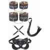 İçi Leopar Tüğlü Deri 5 Li Harness Set 700414