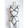 Vücudu Seksi Gösteren Lastik Harness - Brf371