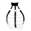 Zincirli Fantazi Göğüs Harness - Brf304