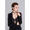 Boyun Bel Arası Zincirli Seksi Choker - Brf48