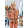 Seksi Tasma Detaylı Lastik Harness - Brf466