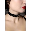 Perçin Detaylı Şık Deri Choker-tasma - Brf778