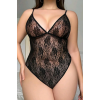 Beruflic Siyah Dantel Özel Tasarım Babydoll 66086