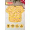 Bear Desenli Sıvı Geçirmez Unisex Aktivite Ve Mama Önlüğü 6-24 Ay