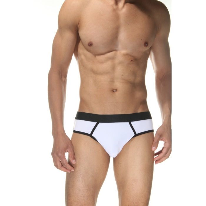 Beyaz Jockstrap Fantezi İç Giyim