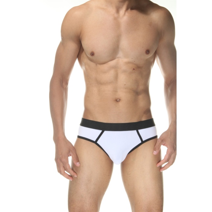 Beyaz Jockstrap Erkek İç Giyim