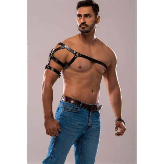 Tek Omuz Erkek Harness, Erkek Göğüs Ve Omuz Harness - Brfm136