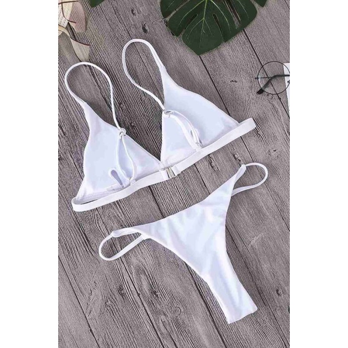 Angelsin Üçgen Bikini Altı Beyaz - Ms41409