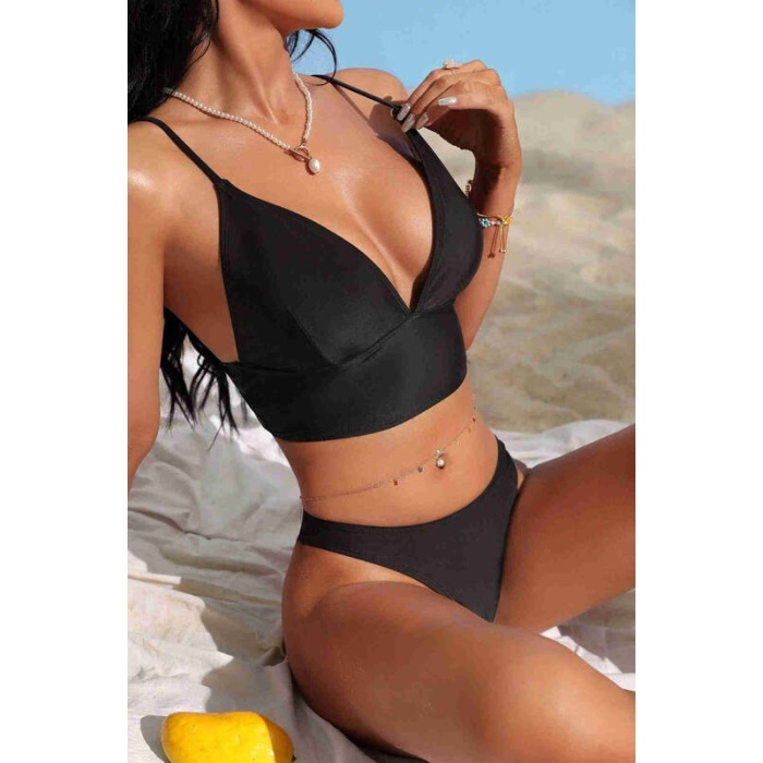 Angelsin Şık Bikini Altı Siyah Ms41848