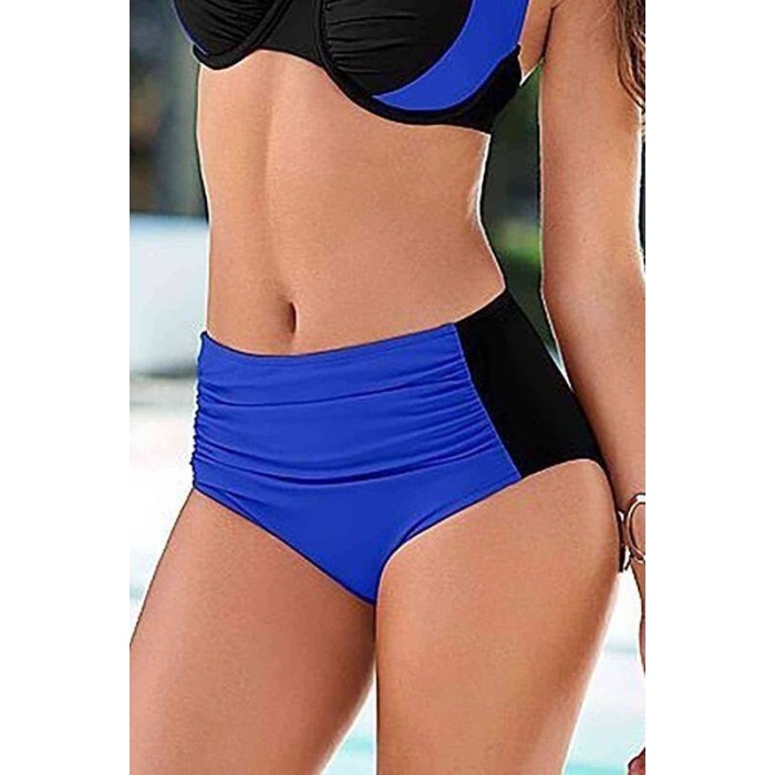 Angelsin Mavi Siyah Bikini Altı Ms418986