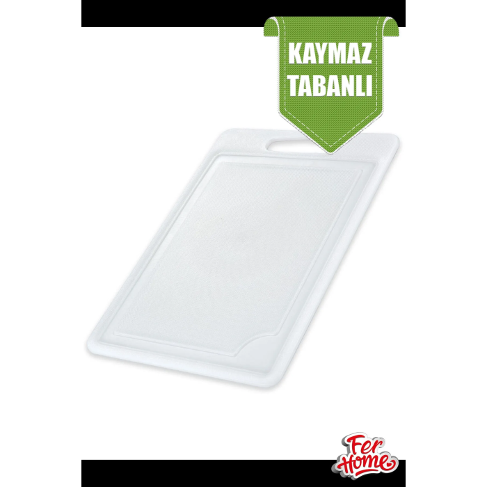 Kesme Tahtası Plastik Büyük Kesme Sunum Tahtası Kesim Panosu 225x325 Mm Royaleks-FR-108