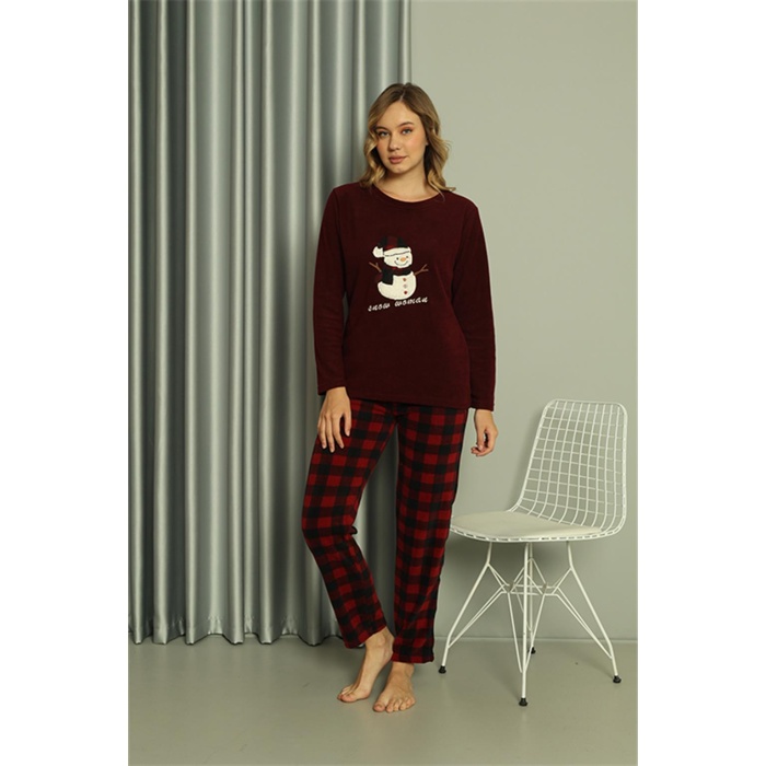 Beruflic Welsoft Kadın Polar Sevgili Kombini Pijama Takımı 50120 Tek Takım Fiyatıdır