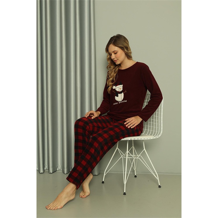 Beruflic Welsoft Kadın Polar Sevgili Kombini Pijama Takımı 50120 Tek Takım Fiyatıdır