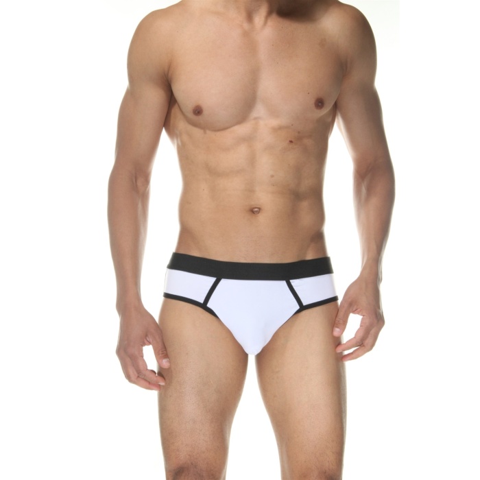 Beyaz Jockstrap Fantezi İç Giyim