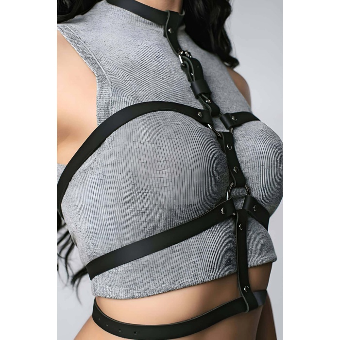 Boyundan Bağlı 3 Sıralı Şık Harness - Brf55