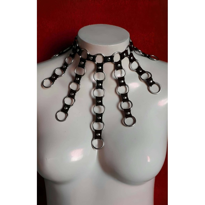 Işık Dalgası Choker - Lastik Işık Yansıma Choker - Brf575