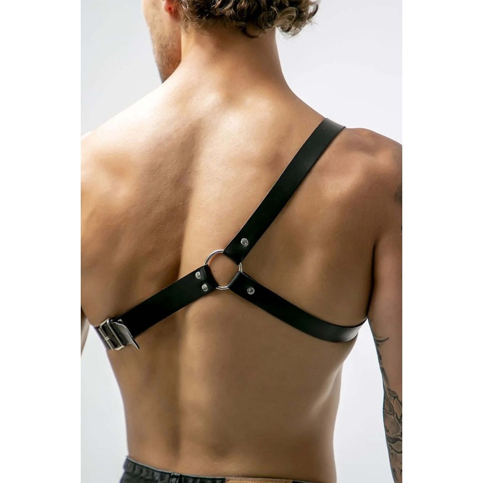 Tek Omuz Deri Erkek Harness - Apfbrf211