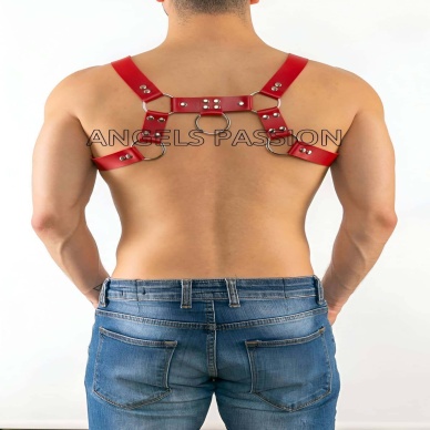 Erkek Deri Harness, Erkek Body Harness, Gay İç Giyim - Brfm23