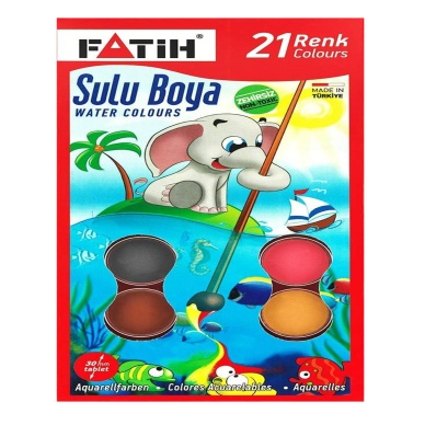 Fatih Sulu Boya 21 Renk King Size