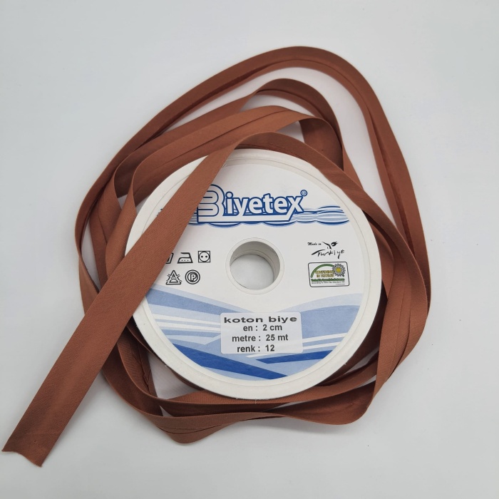 Biyetex Koton Biye - 012 No 2 Cm - 25 Metre