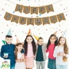 ECO ZARFLI BANNER HAPPY BİRTHDAY KRAFT GÜMÜŞ