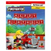 Firefighters Happy Birthday Harf Afiş