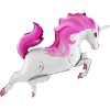 Rainbow Unicorn Body Pink Grabo Folyo Balon 48