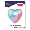 Rainbow Kalp Folyo Balon 18