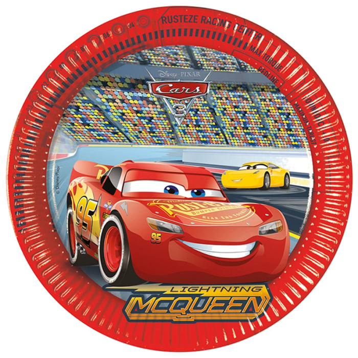 Cars 3 Karton Tabak 23cm