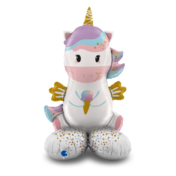 Chubby Unicorn Grabo Folyo Balon 63