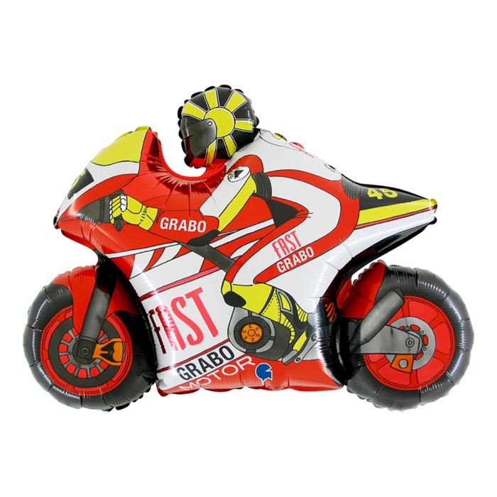 Red Moto Gp 2007 Grabo Folyo Balon 29