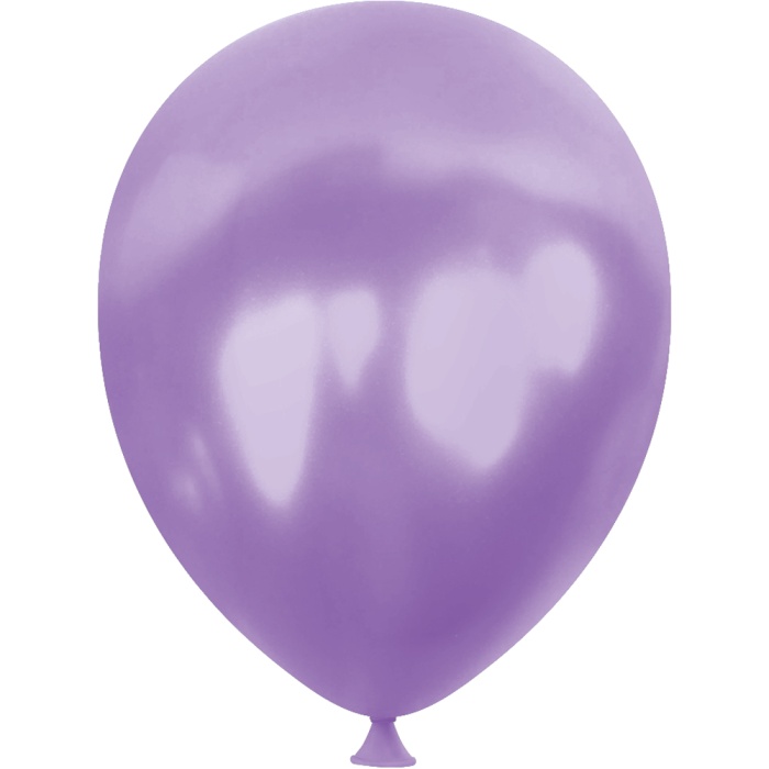 Lila Metalik Balon 12