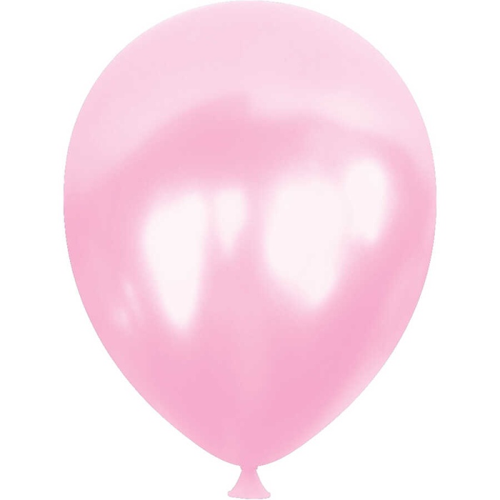 Açık Pembe Pako Metalik Balon 12