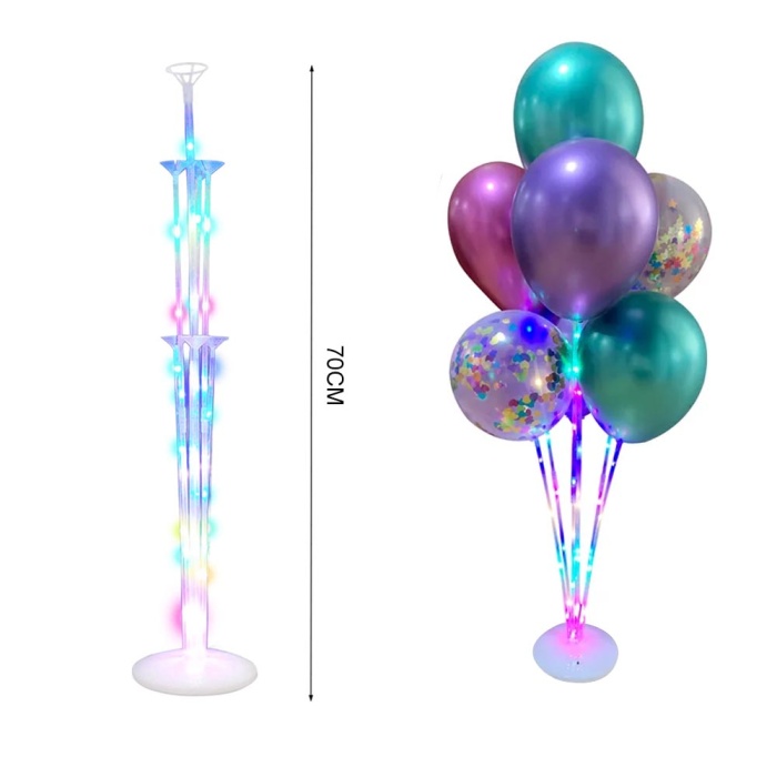 Led Işıklı Balon Standı 70cm