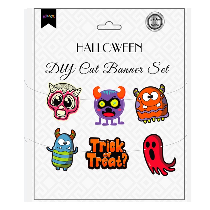 Halloween Monster DIY-CUT Özel Kesim Banner