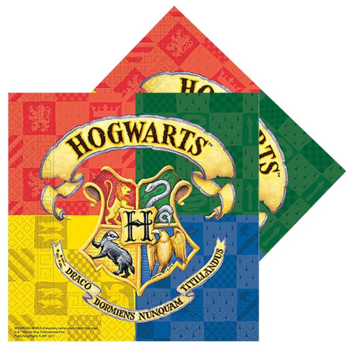 Harry Potter Hogwarts Peçete