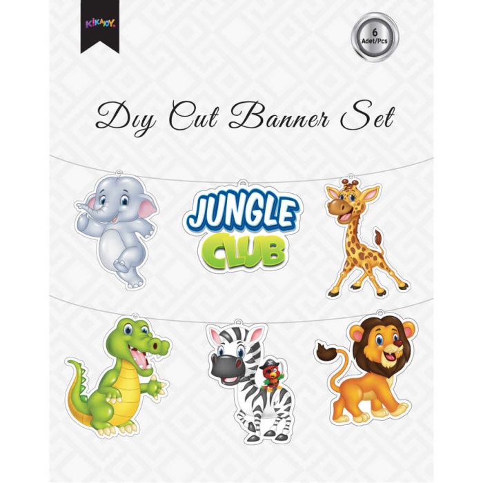 Jungle Club DIY-CUT Özel Kesim Banner