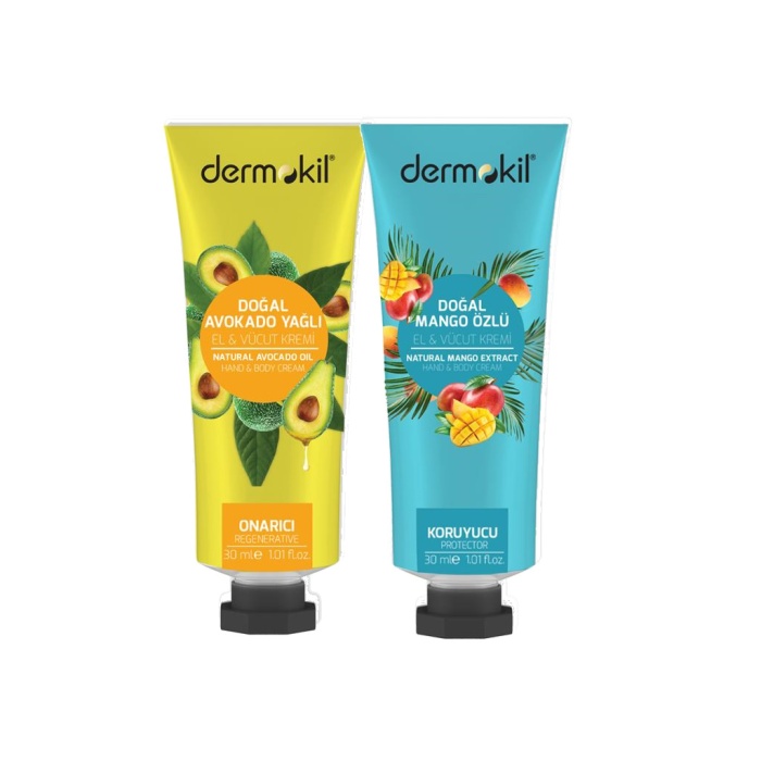 Dermokil Avokado Yağlı + Mango Özlü El ve Vücut Kremi 30 ml