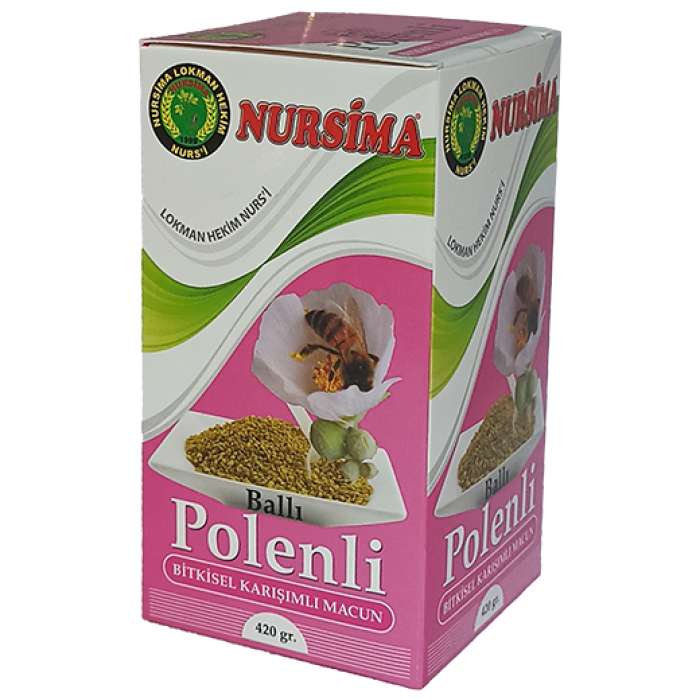 Nursima Ballı Polenli Bitkisel Karışımlı Macun 420 gr