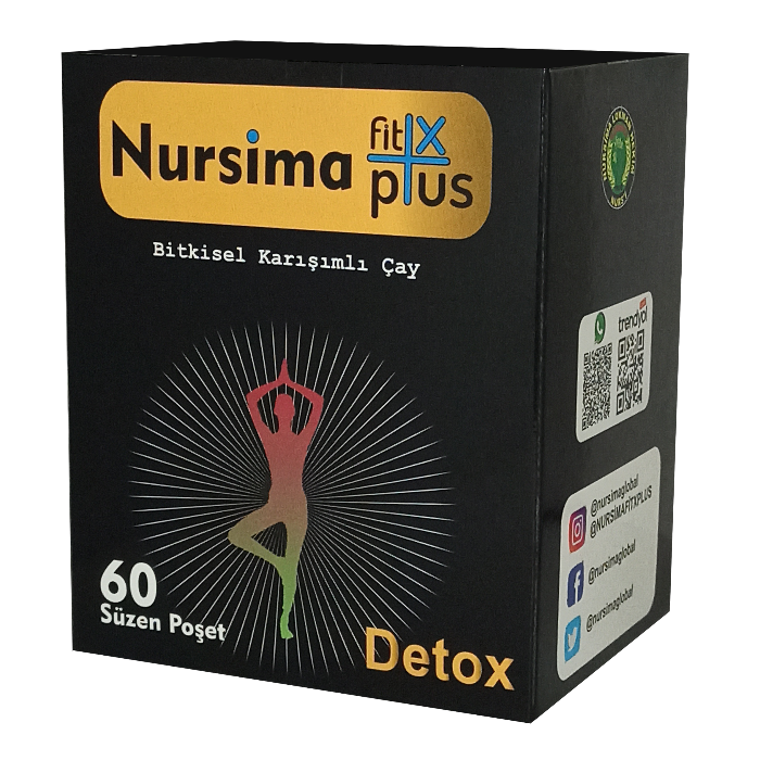 Nursima Fit X Plus Detox Çayı 60 lı Süzen Poşet