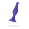 A-Toys by TOYFA  Anal Plug, silikon, mor, 11,3 cm