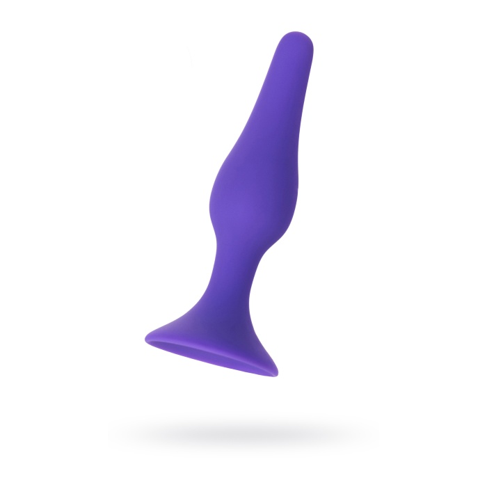 A-Toys by TOYFA  Anal Plug, silikon, mor, 12,5 cm