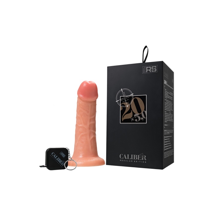 Gerçekçi yapay penis, RealStick CALIBER, 20 cm, Ø5