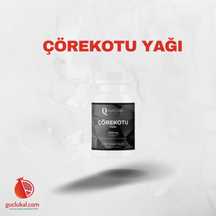 Çörekotu yağı 1000 mg (Sortexli, Soğuk Sıkım) 60 Softgel