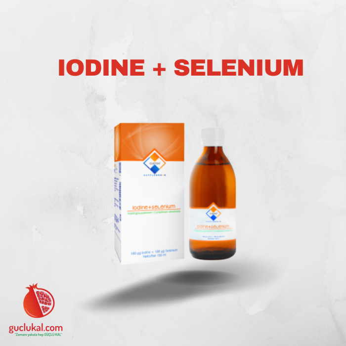 Custom Supplements® 100 mcg İyot+100 mcg Selenyum Likit Çözelti (150 ml)