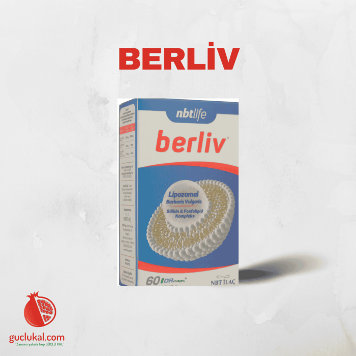 Nbt Life Berliv Lipozamal Berberin 60 Kapsül