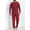 Erkek Pijama Takımı Bordo