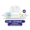 Nessiworld Sleepy Bio Natural Islak Havlu Mendil 3x40 120 Yaprak